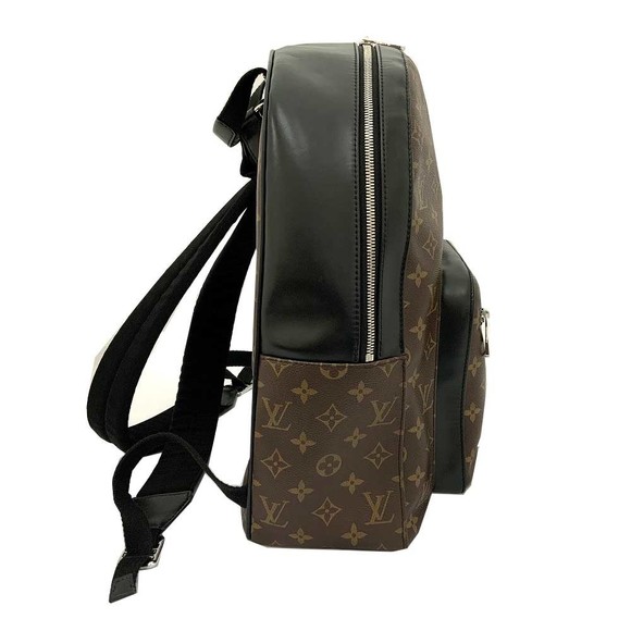 Louis Vuitton Josh Monogram Macassar Leather Back Popular Pack Bag Black Brown - Picture 3 of 11